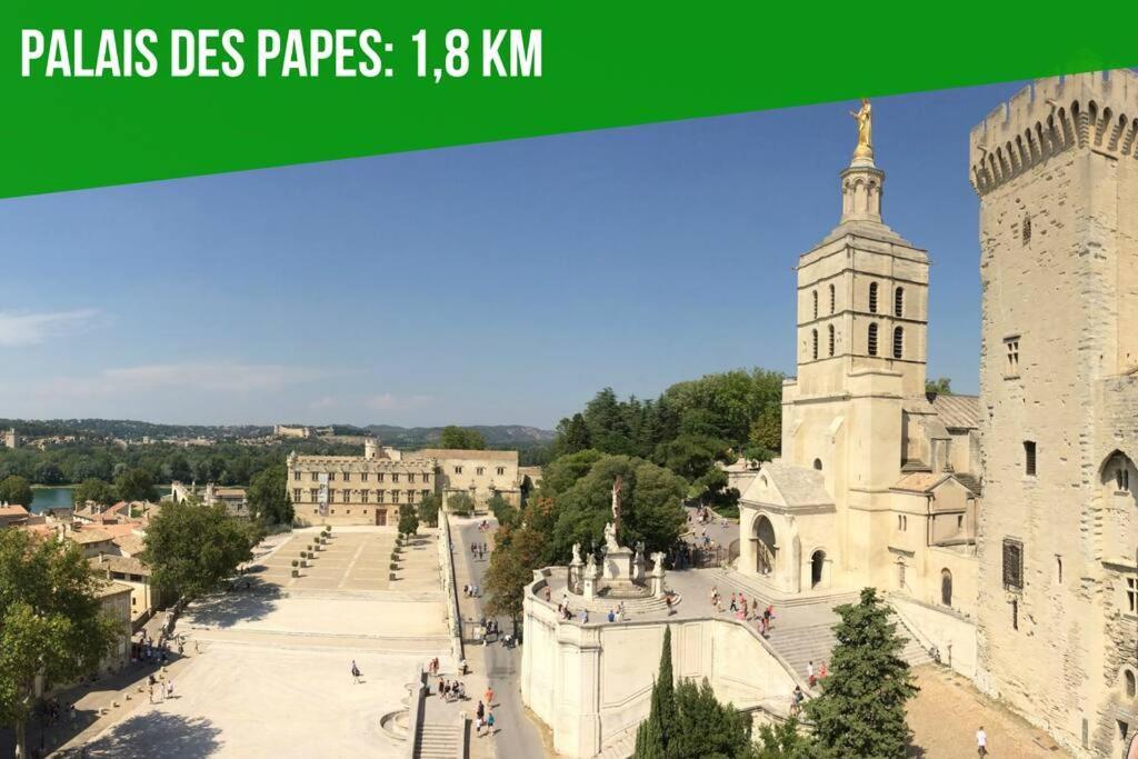 Апартаменти La Glycine - Parking Gratuit - Ac Clim - Cour Prive - Вільнев-лез-Авіньйон Екстер'єр фото