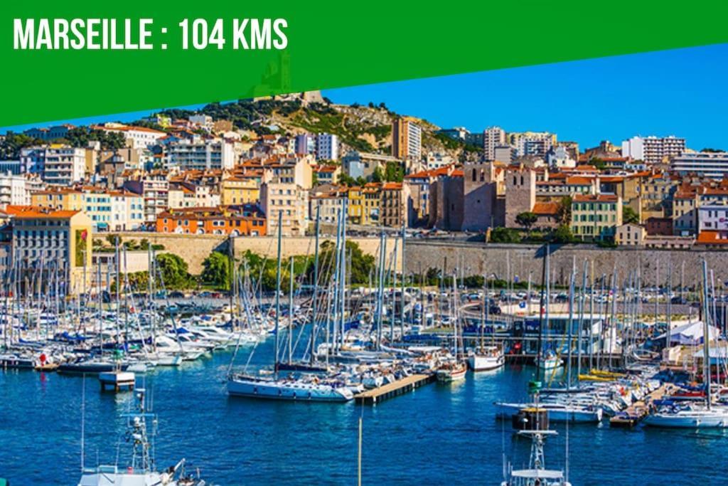 Апартаменти La Glycine - Parking Gratuit - Ac Clim - Cour Prive - Вільнев-лез-Авіньйон Екстер'єр фото